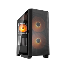 Gabinete Cougar Airface Flo RGB Black con Alto Flujo
