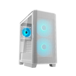 Gabinete Gamer Cougar Airface Flo RGB White Blanco