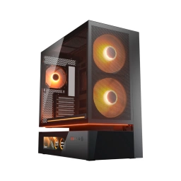 Gabinete Gamer Cougar CFV235 Mesh Vision Negro LCD