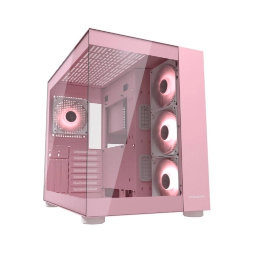 Gabinete Cougar FV150 RGB Rosa Vidrio Templado ATX