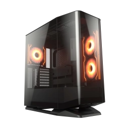 Gabinete Cougar FV270 RGB Negro Vidrio Templado Mid Tower