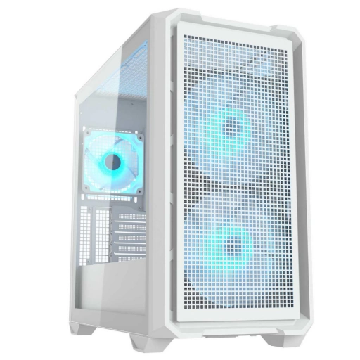 Gabinete Cougar MX600 Mini RGB Blanco Micro ATX Compacto