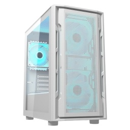 Gabinete Cougar Uniface Mini RGB Blanco Micro ATX Vidrio