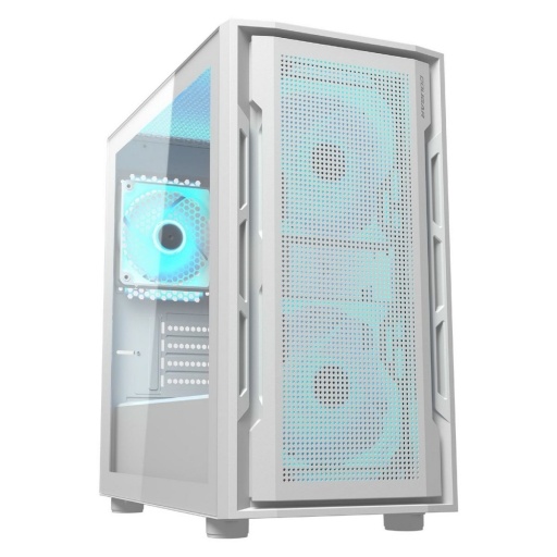 Gabinete Cougar Uniface Mini RGB Blanco Micro ATX Vidrio
