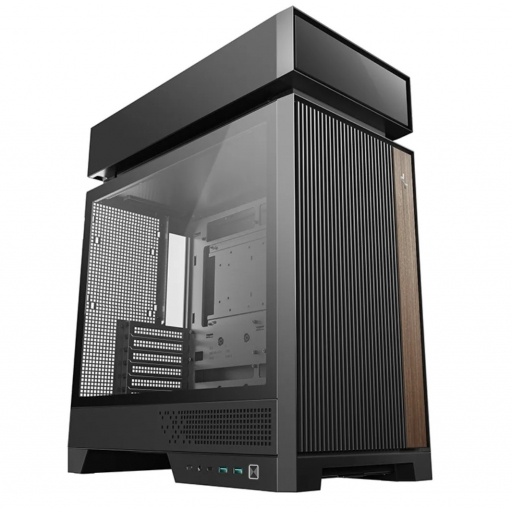 Gabinete Deepcool CL660 Negro Panel de Madera Modular