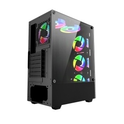 Gabinete Gamer Shot Pro Series SUP 8012 80A con Cristal