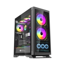 Gabinete Gamer Shot Pro Series SUP 901C Display Cristal