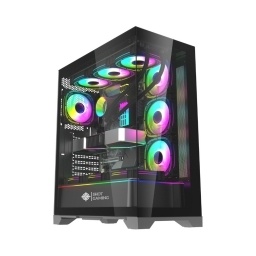 Gabinete Gamer Shot Pro Series SUP C490A con Cristal