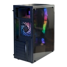 Gabinete Gamer Perseo Boro RGB Negro Micro ATX