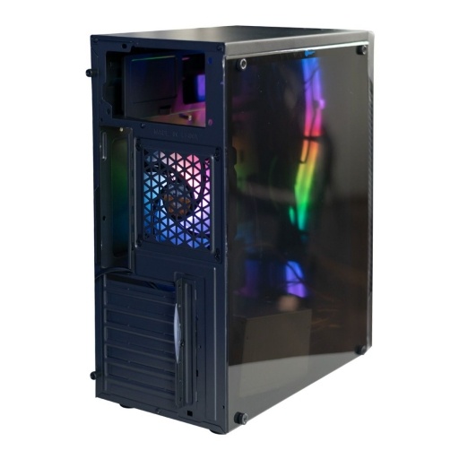 Gabinete Gamer Perseo Boro RGB Negro Micro ATX