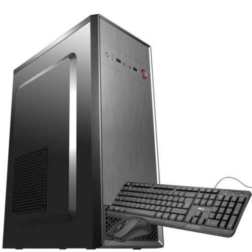 Gabinete Spartan Combo con Teclado y Mouse para PC
