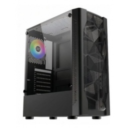 Gabinete Xigmatek Medusa ATX RGB Negro Vidrio Templado