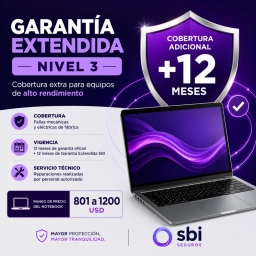 Garant�a Extendida NNET Nivel 3 para Notebooks Premium
