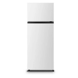 Heladera Hisense No Frost 205 L con Freezer Superior Plateada