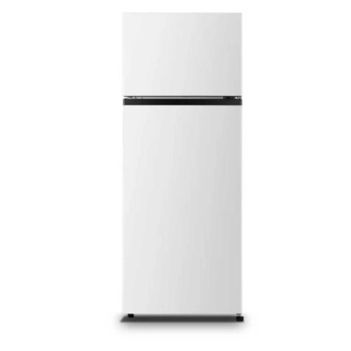 Heladera Hisense No Frost 205 L con Freezer Superior Plateada
