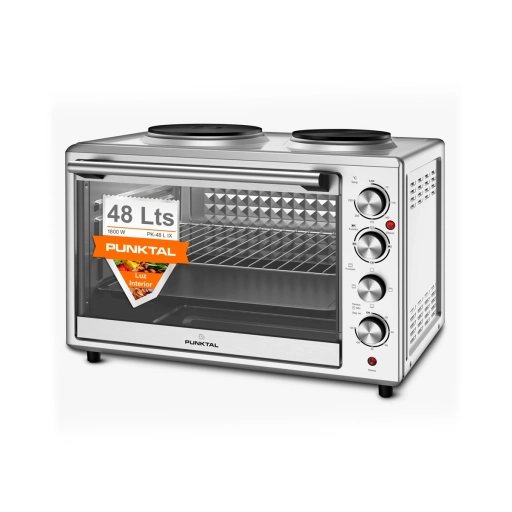 Horno El�ctrico Punktal PK-48 LIX 1.800 W con 2 Discos