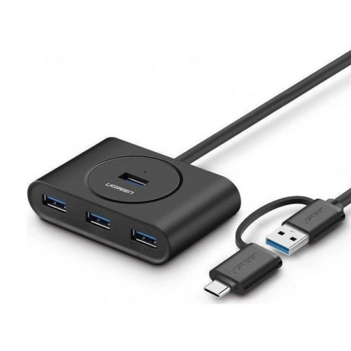 Hub Ugreen CR133 con 4 Puertos USB 3.0