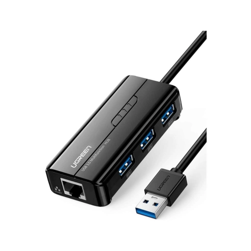 Hub Ugreen USB 3 Puertos con Ethernet 1000 Mbps