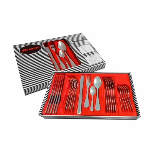 Juego de Cubiertos Ariete AR-420 24 piezas Acero