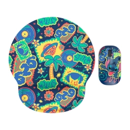 Kit Mouse Xtech XTM-DKT1ST Inal�mbrico Stitch con Gel