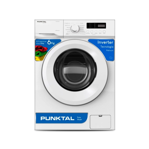 Lavarropas Punktal PK-78 6KG 12 Programas Inverter