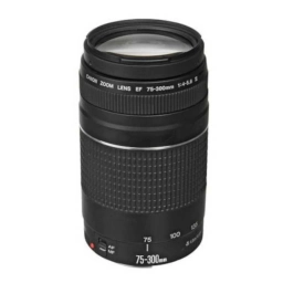Lente Canon Ef-s 75-300mm F5.6 0,25x