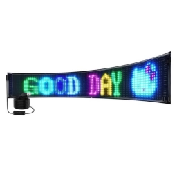 Letrero LED Bluetooth Personalizable con App 60 X 12 cm