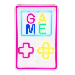 Letrero de Ne�n LED Consola Gamer USB Regulable 38x25cm