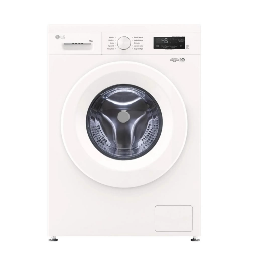 Lavarropas LG frontal inverter 9kg wifi vapor