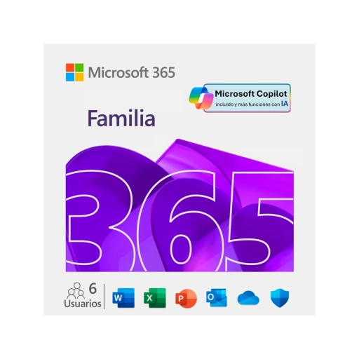 Licencia Microsoft 365 Family Multiplataforma Anual