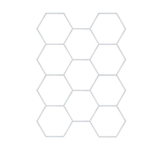 Luces Hexagonales LED de 11 Paneles 300 W Blanco Fr�o