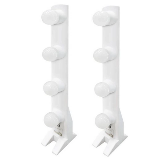 Luces LED de Pie para Maquillaje Set Doble 28 W Regulable
