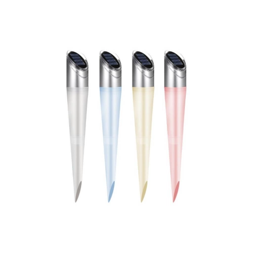 Luces Solares de Jard�n Set X 4 Blanco y RGB Exterior