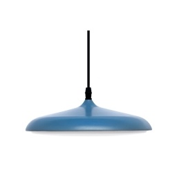 Luminaria Colgante Curvy Gris con LED Integrado Ajustable