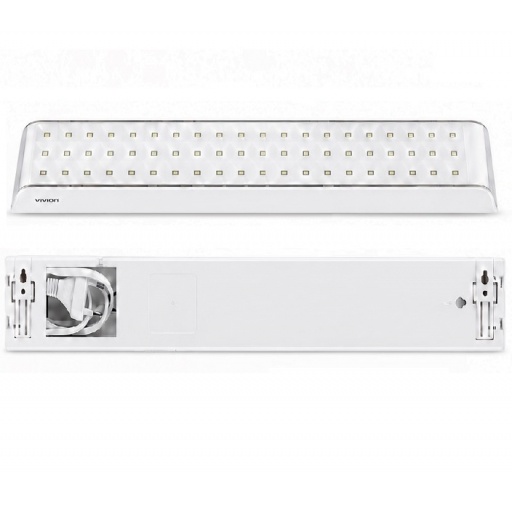 Luz de Emergencia LED Slim Vivion 6 W 600 lm Recargable