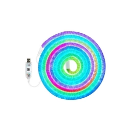 Manguera de Ne�n Reticulada Redonda RGB de 5 metros USB