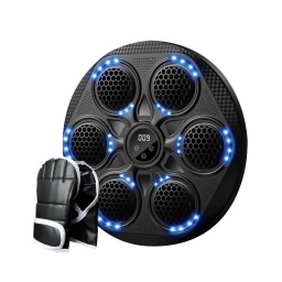 M�quina de Boxeo Bluetooth con M�sica, Luces y Guantes