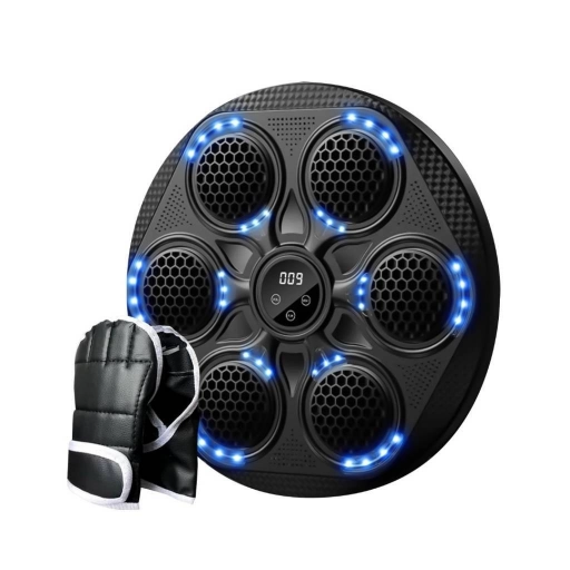M�quina de Boxeo Bluetooth con M�sica, Luces y Guantes