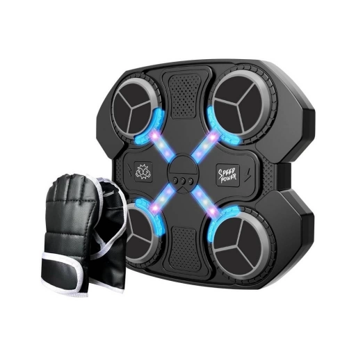 M�quina de Boxeo con M�sica Luces y Guantes Compacta
