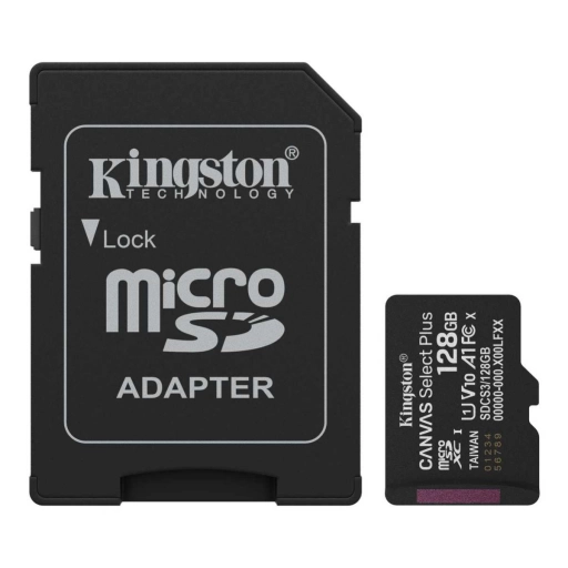 Memoria MicroSD Kingston Canvas Select Plus 128 GB UHS-I