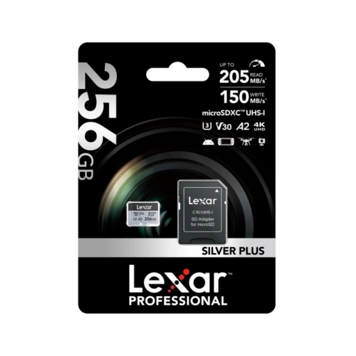 Memoria Lexar Pro Silver Plus 256 GB microSDXC UHS-I