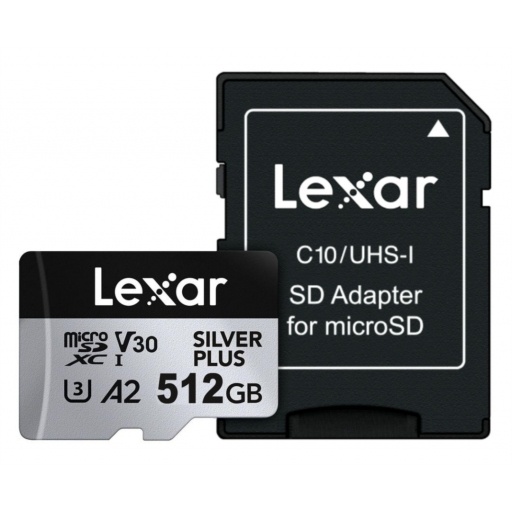 Memoria Lexar Pro Silver Plus 512 GB microSDXC UHS-I