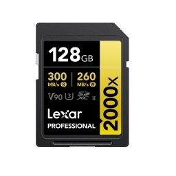 Memoria SDXC Lexar Professional 2000x 128GB UHS-II V90