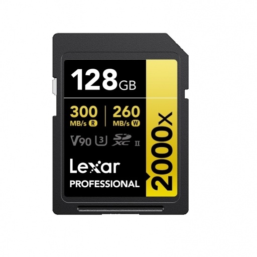 Memoria SDXC Lexar Professional 2000x 128GB UHS-II V90