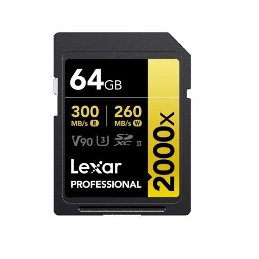 Memoria SDXC Lexar Professional 2000x 64GB UHS-II V90