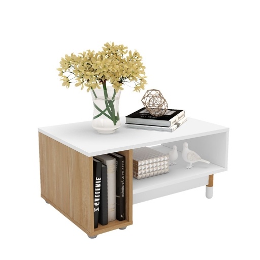 Mesa de Centro Unsi Nora de Madera MDF para Living