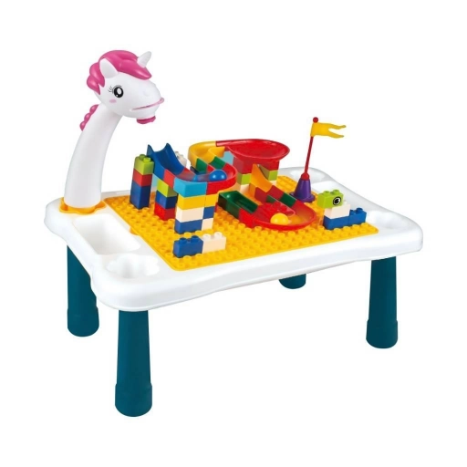 Mesa de Dibujo Infantil con Proyector LED, Luces y M�sica