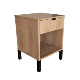 Mesa de Luz Unsi Stella de MDF con Caj�n y Metal