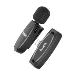 Micr�fono Hoco L15 Crystal Inal�mbrico Lightning Negro