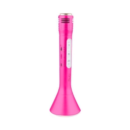 Micr�fono para Karaoke Vivitar iSing Bluetooth Rosa